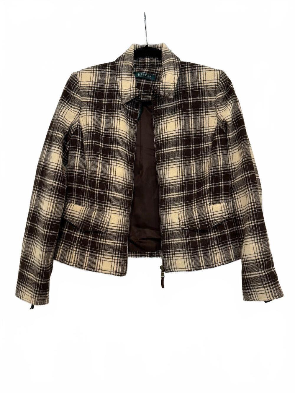 Lauren Ralph Lauren Wool Blend Zip Jacket